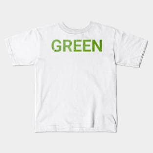 green celebration day with nature Kids T-Shirt